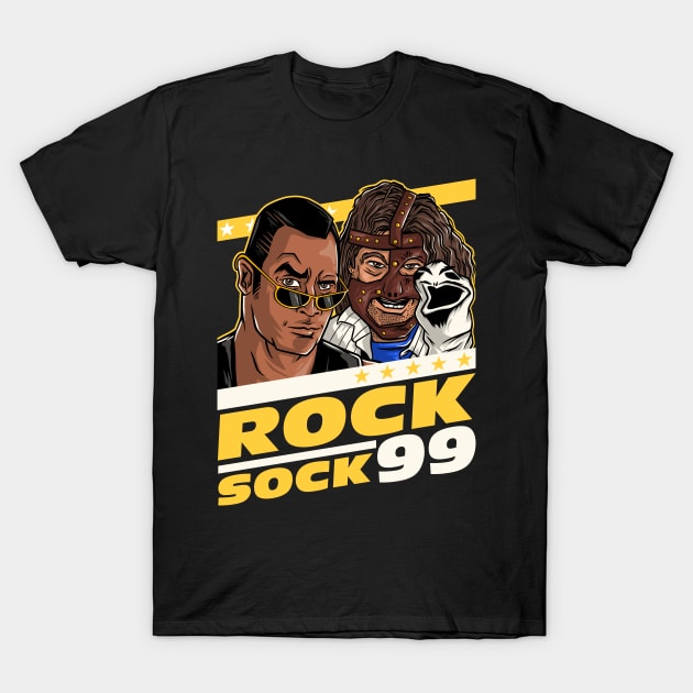 Rock N Sock 99 T-Shirt by MitchLudwig